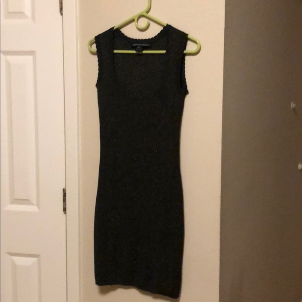 French Connection new black sparkle dress